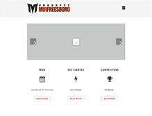 Tablet Screenshot of crossfitmurfreesboro.com